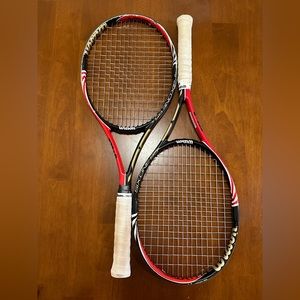 Two (2) Wilson BLX Six One Tennis Racquets